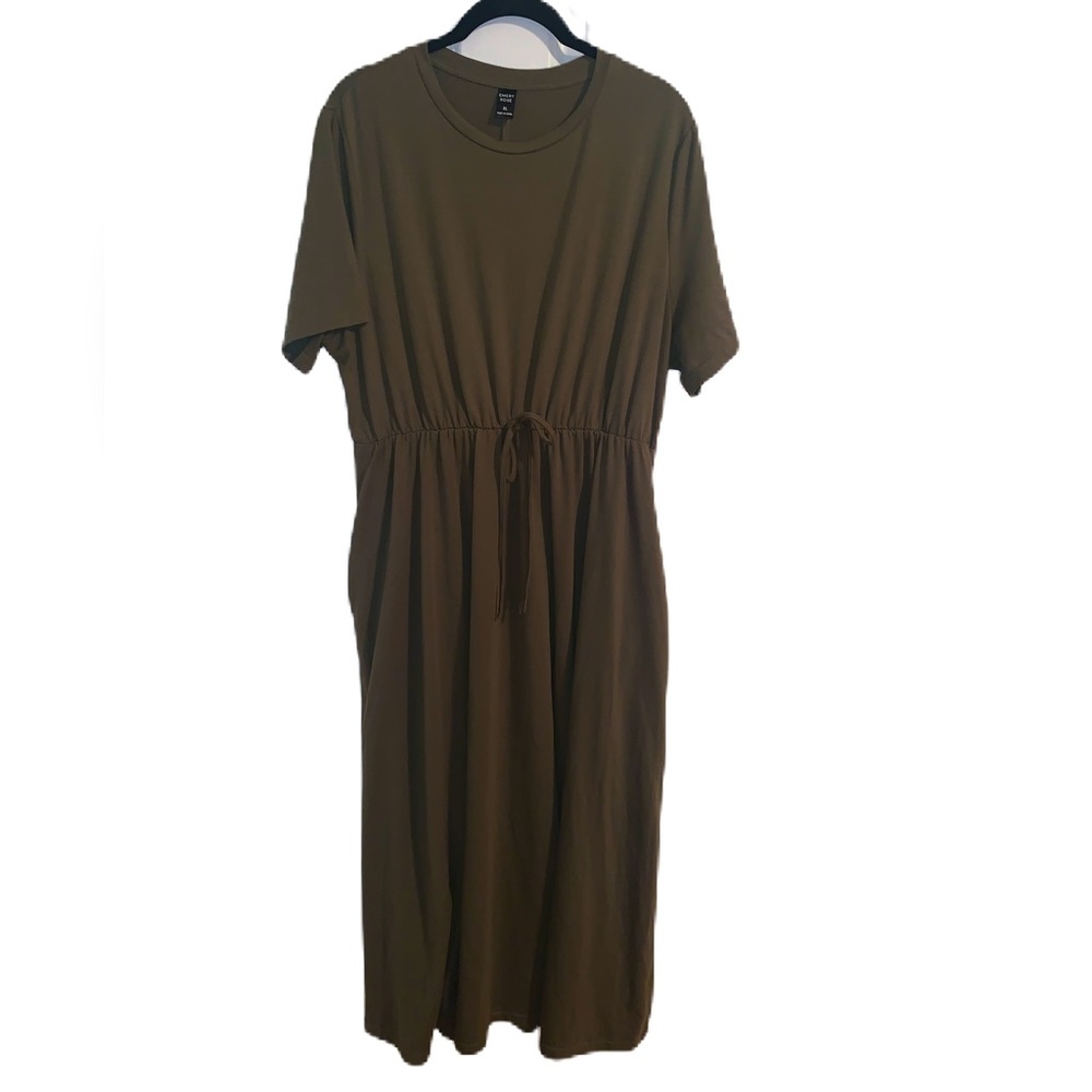 Emery Rose Women’s Olive T-shirt Dress Size XL